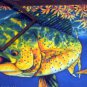 Caribbean Tropical Fish Mahi Mahi Artist Jean Baptiste Lrg Lithograph Limited Edition Pencil Signed