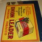 Union Leader Smoking Tobacco Advertising Lrg Poster Board Original Vntg Holiday Store Display