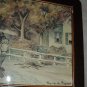 Horse Pulling Cart European Rural Village Landscape Henry Van Den Boogaard