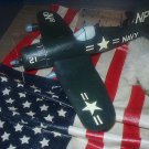 Navy WWII Military USA Flag Plane Bomber Jacket Helmet Glass Encased Wood Shadowbox