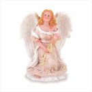 Angel with Rose Sculpture