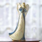 HOMESPUN PORCELAIN ANGEL Sculpture