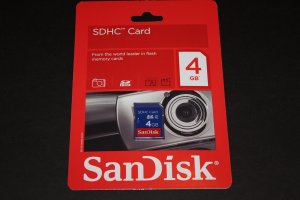 SOLD*** SanDisk 4GB SDHC CARD CLASS 4