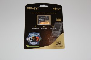 SOLD*** PNY 4GB Micro SDHC Class 4 Flash Card