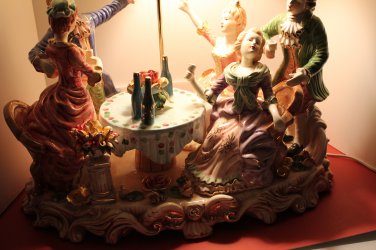 Capodimonte Figurine Lamp