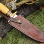 SOLD*** Timber Rattler TR93 Full Tang Genuine Deer Stag Hunting Knife Sheath