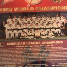 SOLD*** 1998 New York Yankees 1998 World Series Champions Plaque