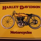 SOLD*** Harley Davidson Porcelain on Metal Sign   " Vintage "