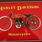 SOLD***  Harley Davidson Porcelain on Metal Sign   " Vintage "
