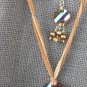 Swarovski Crystal Disc with Pearls on Silk