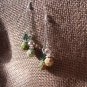 Unakite and Swarovski Double Pendulums