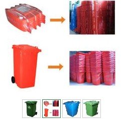 Plastic Trash Cans LDPE vacuum molding serice at low cost and good quality