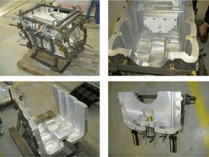 CNC machined moulds service