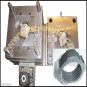China abs pp pe pa66 pc pmma pom nylon glassfire injection moulding