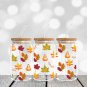 Fall Leaves Coffee Cup party Beer Coffee Glass gift Cup & straw Fall Cup - 16 oz