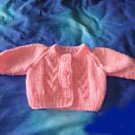 New Born Baby Girl's Cardigan