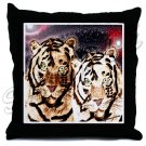 New Throw Pillow with Tiger Art