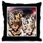 New Throw Pillow with Tiger Art