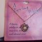 Silver Tone Seed of Life Heart Pendant Choker Chain Necklace Religious Christian