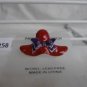 Red Hat Fashion Brooch Broach Pin Purple Ribbon Bow Stone