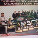 Dale Earnhardt 8 x 10 Color 2 Side Print 1993 6 Time Winston Cup Championship