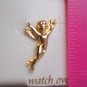 Guardian Angel Wings Gold Tone Pin Broach Brooch Easter Gift Christmas Religious