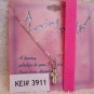 White Cross Pendant Choker Necklace A Loving Pledge Christian Religious Sword