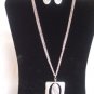 Wholesale Lot 10 Piece Necklace Earring Sets Pink Blue Green Yellow Silver Tone