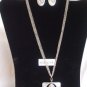 Wholesale Lot 10 Piece Necklace Earring Sets Pink Blue Green Yellow Silver Tone