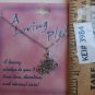Merry Christmas Cross Pendant Silver Tone Choker Chain Necklace A Loving Pledge