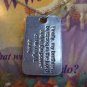 Pewter Full Strength Cross Pendant Silver Tone Choker Chain Necklace Eph 6:10