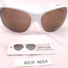 DYCE OPTICS Large Designer Oversized Fashion Sunglasses White Brown NWT