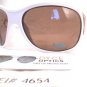 DYCE OPTICS Large Designer Oversized Fashion Sunglasses White Brown NWT