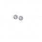 Clear Austrian Crystal Swan Bird Wing Necklace Earrings White Gold Plated 18K