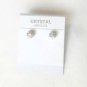 Clear Austrian Crystal Swan Bird Wing Necklace Earrings White Gold Plated 18K