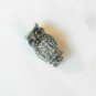 Clear Owl Fashion Brooch Broach Pin Silver Tone