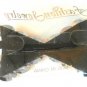 Large Oval Pink Rhinestone Studded Hair Bow Alligator Clip Barrette
