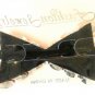 Large Oval Red Rhinestone Studded Hair Bow Alligator Clip Barrette