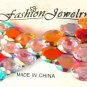 Large Multi Color Rhinestone Studded Hair Bow Alligator Clip Barrette