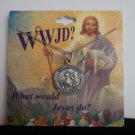 Pewter Saint Sebastian Pray For Us Pendant Choker Necklace Religious WWJD?