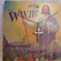 Silver Tone INRI Jesus on Cross Pendant Choker Necklace WWJD Christian Religious