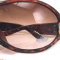 DYCE OPTICS Large Designer Oversized Fashion Sunglasses Tortoise Shell Brown NWT