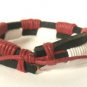 Red White Black Wrap Hemp Leather Bracelet Surfer Wristband Tribal Cool