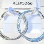 Silver Tone Twisted Fashion Stud Hoop Earrings Very Elegant