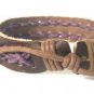 Brown Purple Hemp Leather Bracelet String Rope Slide Tie Wristband