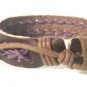 Brown Purple Hemp Leather Bracelet String Rope Slide Tie Wristband