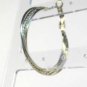 Gold Tone Twisted Fashion Stud Hoop Earrings Very Elegant