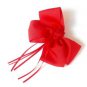 Red Hair Bows Rosette Flower Alligator Clip Barrette