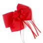 Red Hair Bows Rosette Flower Alligator Clip Barrette