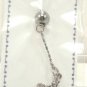 14 Gauge Clear Crystal Cross Dangle Belly Button Navel Ring Body Jewelry